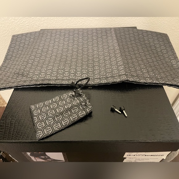 LIMITED EDITION Philipp Plein Black Crystal Boots - Picture 12 of 13